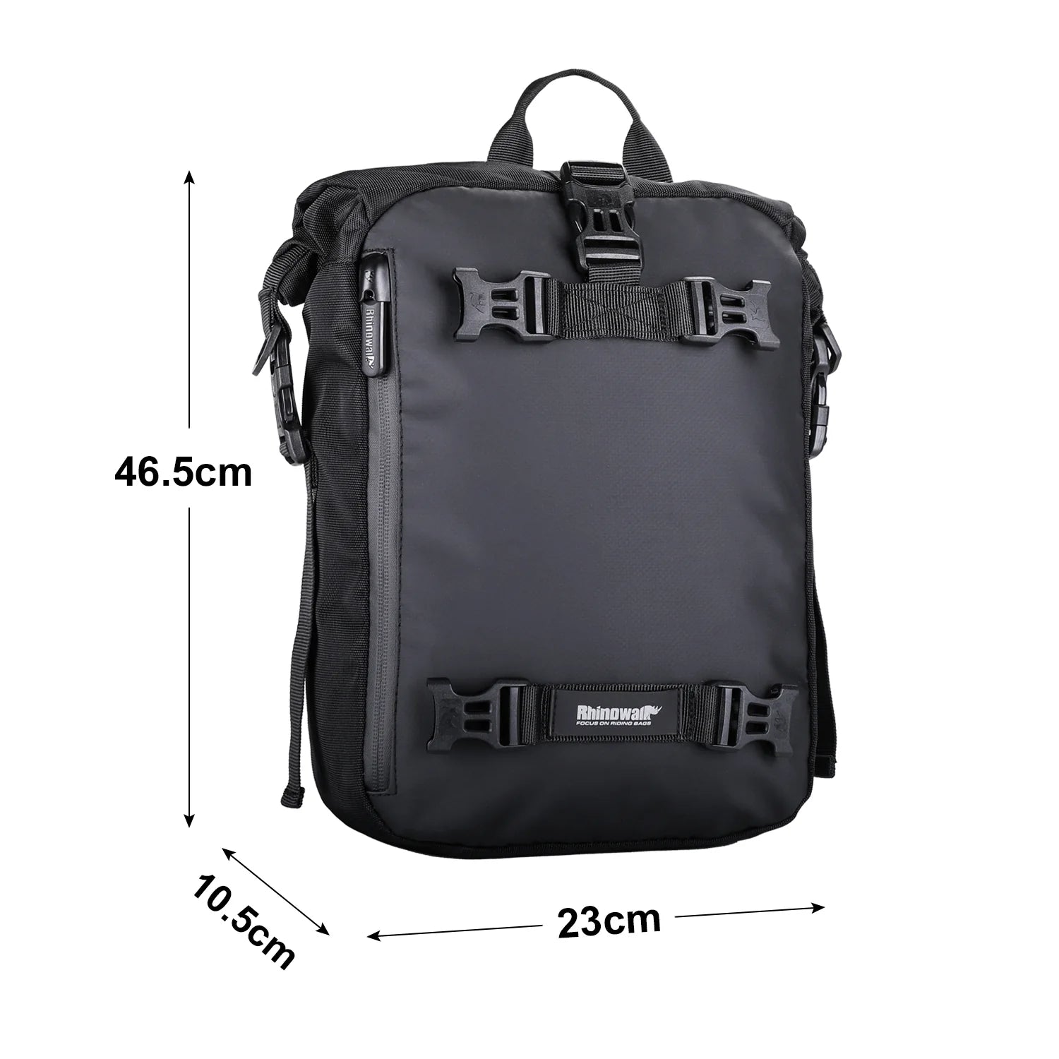 Rhinowalk 10L Motorbike Tail Bag Commuter Sport Motorcycle Seat Bag Urban Motorcycle Side Touring Pack (MT21610)